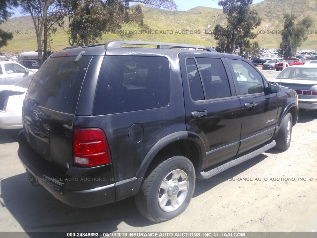 1FMDU75W22ZA81377 - 2002 FORD EXPLORER LIMITED BLACK photo 4