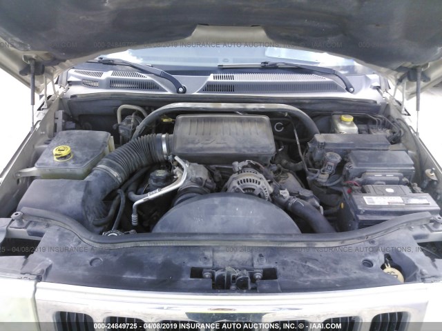 1J8HG48P47C617944 - 2007 JEEP COMMANDER TAN photo 10