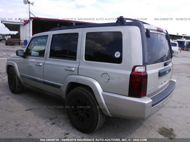 1J8HG48P47C617944 - 2007 JEEP COMMANDER TAN photo 3