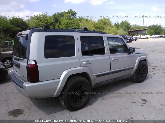 1J8HG48P47C617944 - 2007 JEEP COMMANDER TAN photo 4