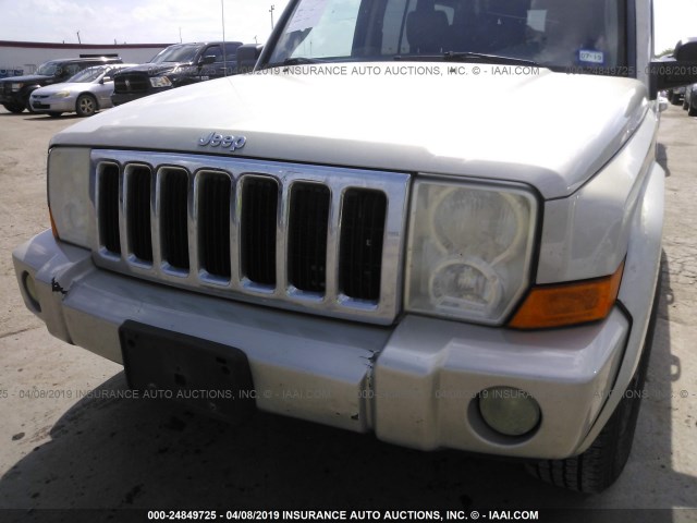 1J8HG48P47C617944 - 2007 JEEP COMMANDER TAN photo 6