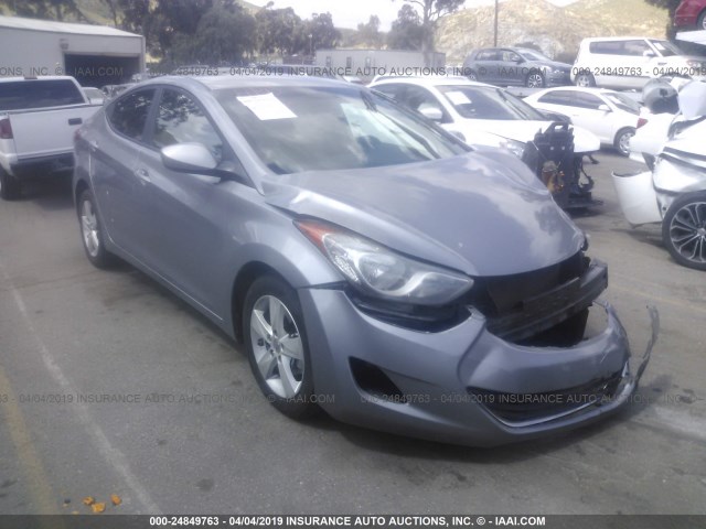 KMHDH4AE8DU779847 - 2013 HYUNDAI ELANTRA GLS/LIMITED SILVER photo 1