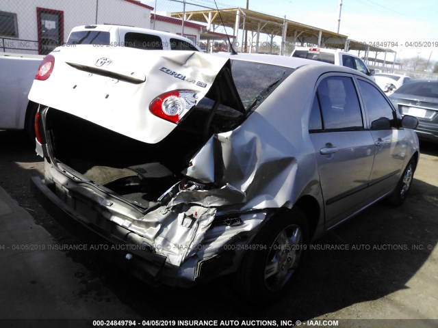 1NXBR32E93Z042393 - 2003 TOYOTA COROLLA CE/LE/S BEIGE photo 4