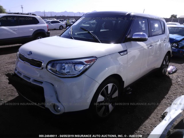 KNDJX3A52G7327691 - 2016 KIA SOUL ! WHITE photo 2