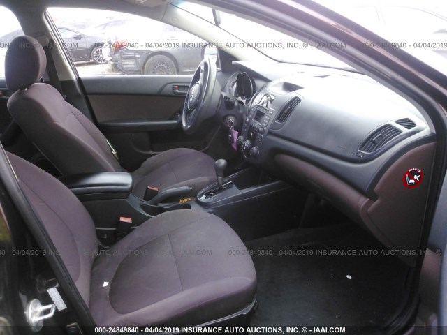 KNAFU4A28A5051527 - 2010 KIA FORTE EX PURPLE photo 5