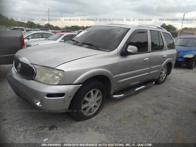 5GADT13S362334761 - 2006 BUICK RAINIER CXL GRAY photo 2