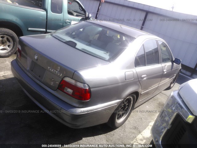 WBADT43452GY41642 - 2002 BMW 525 I AUTOMATIC GRAY photo 4