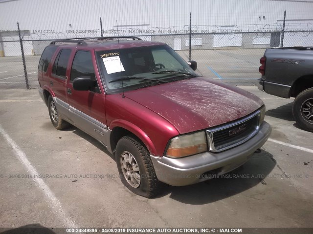 1GKDT13W3Y2183753 - 2000 GMC JIMMY / ENVOY  RED photo 1