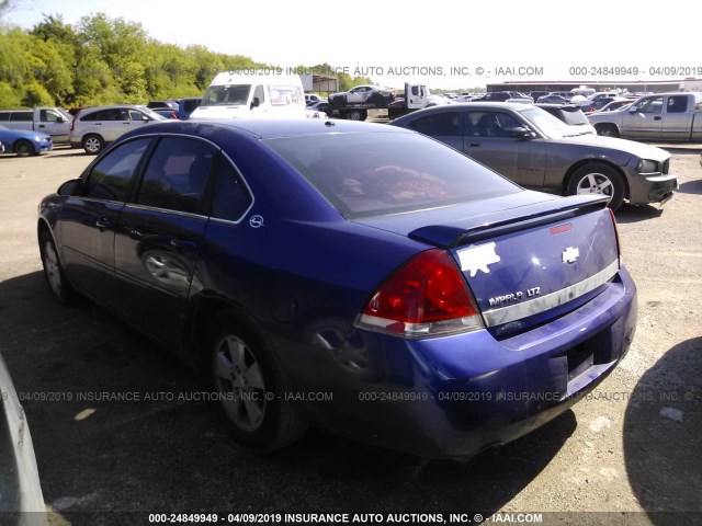 2G1WU581869193806 - 2006 CHEVROLET IMPALA LTZ BLUE photo 3