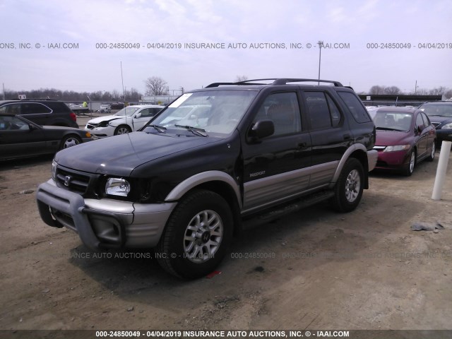 4S6DM58W624401305 - 2002 HONDA PASSPORT EX/LX 黑色 照片 2