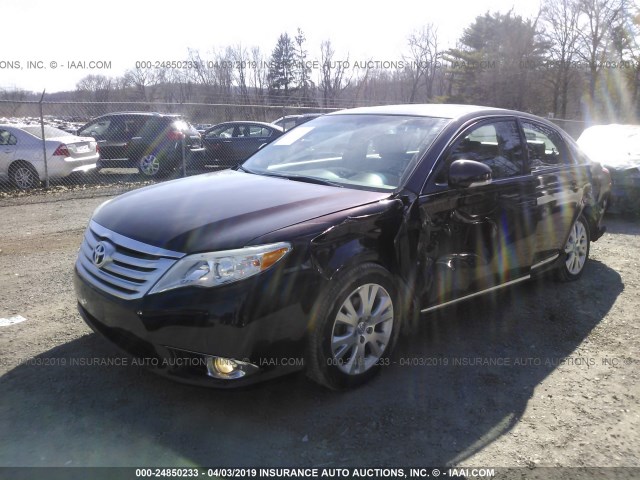 4T1BK3DB0BU381503 - 2011 TOYOTA AVALON LIMITED BROWN photo 2