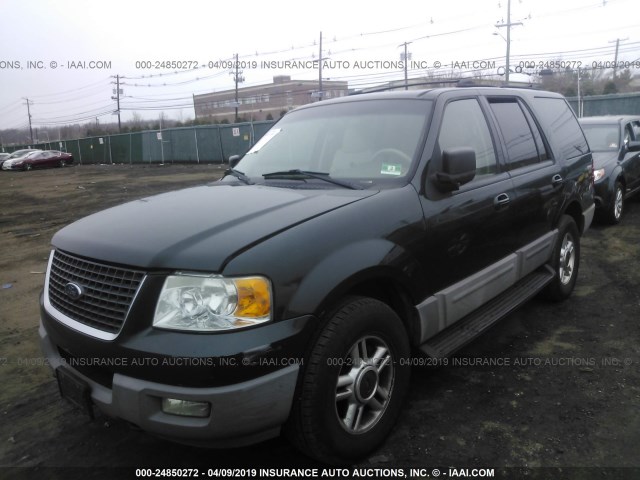 1FMFU16L93LA38623 - 2003 FORD EXPEDITION XLT GREEN photo 2