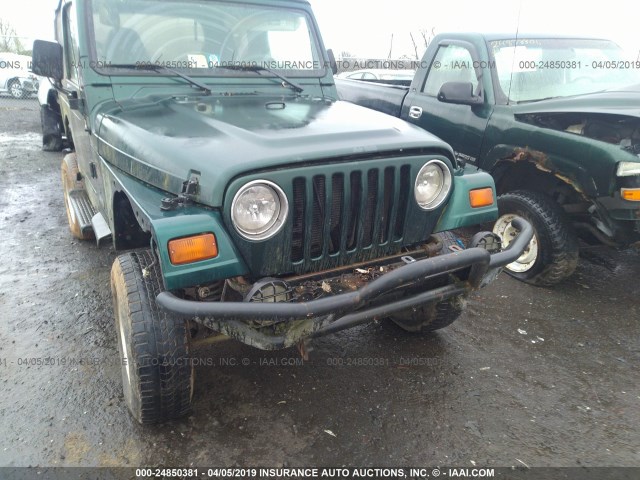 1J4FY49S9XP428594 - 1999 JEEP WRANGLER / TJ SAHARA GREEN photo 6