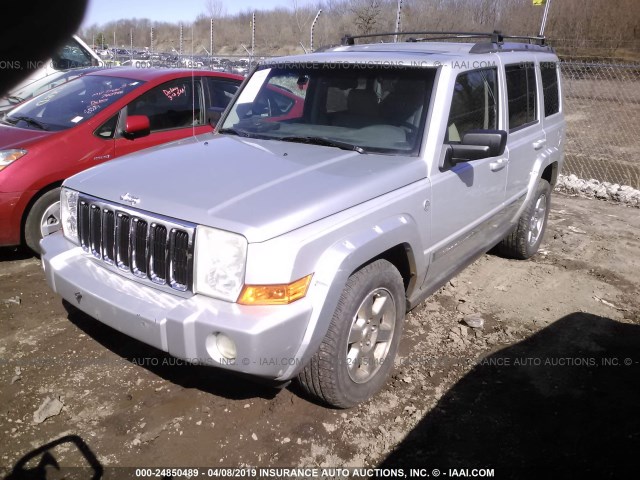 1J8HG58296C123393 - 2006 JEEP COMMANDER LIMITED SILVER photo 2