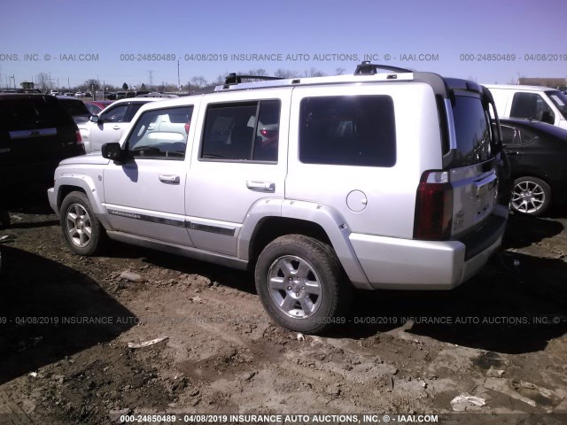 1J8HG58296C123393 - 2006 JEEP COMMANDER LIMITED SILVER photo 3