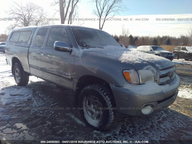 5TBBN44123S393921 - 2003 TOYOTA TUNDRA ACCESS CAB SR5 SILVER photo 1