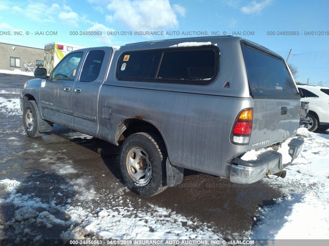 5TBBN44123S393921 - 2003 TOYOTA TUNDRA ACCESS CAB SR5 SILVER photo 3