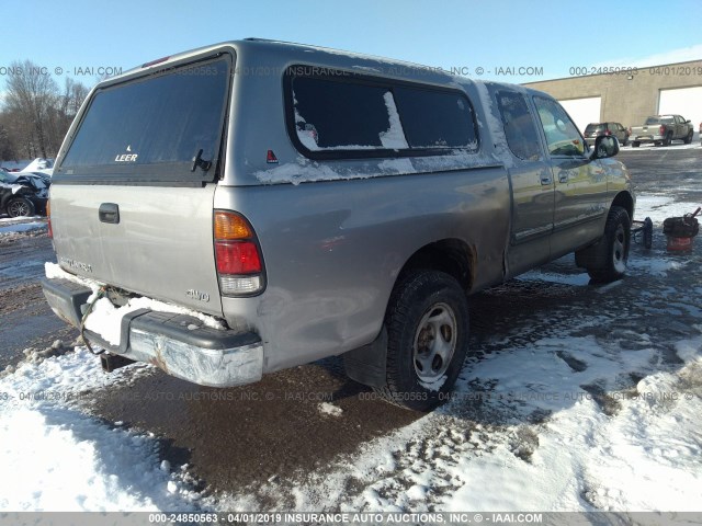 5TBBN44123S393921 - 2003 TOYOTA TUNDRA ACCESS CAB SR5 SILVER photo 4