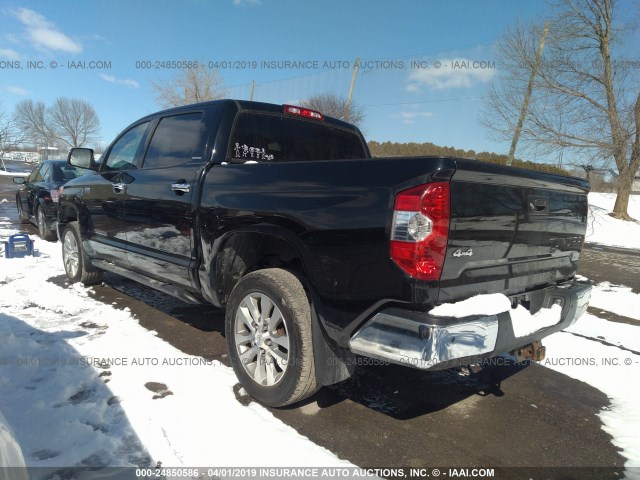 5TFHY5F1XEX383114 - 2014 TOYOTA TUNDRA CREWMAX LIMITED BLACK photo 3