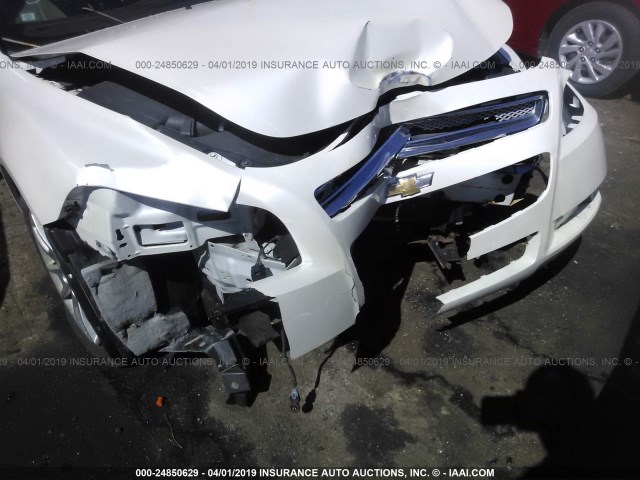 1G1ZE5E75A4128717 - 2010 CHEVROLET MALIBU LTZ WHITE photo 6