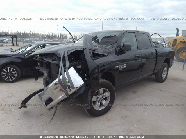 1C6RR7TT6KS510699 - 2019 RAM 1500 CLASSIC SLT BLACK photo 2