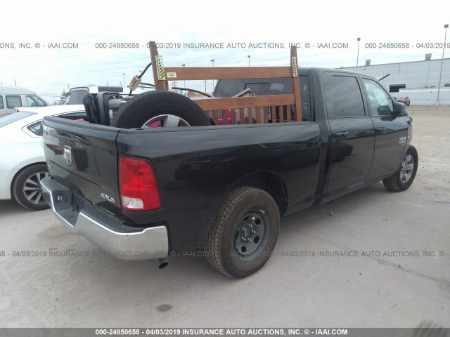 1C6RR7TT6KS510699 - 2019 RAM 1500 CLASSIC SLT BLACK photo 4