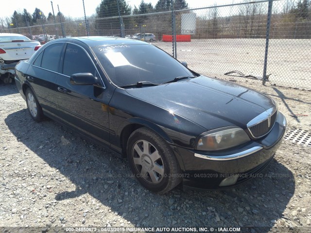 1LNHM86S74Y684031 - 2004 LINCOLN LS BLACK photo 1