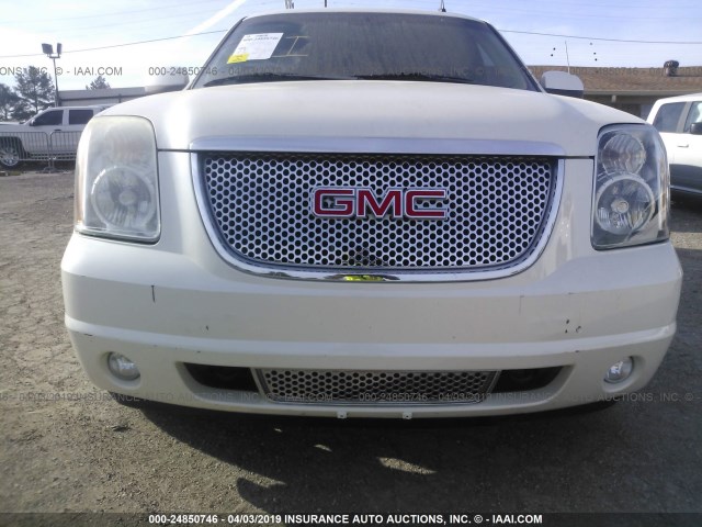 1GKS1MEF5CR204176 - 2012 GMC YUKON XL DENALI WHITE photo 6