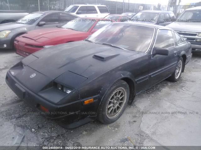 JN1CZ14S9EX012136 - 1984 DATSUN 300ZX BLACK photo 2