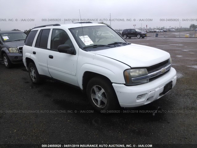 1GNDT13S262141068 - 2006 CHEVROLET TRAILBLAZER LS/LT WHITE photo 1