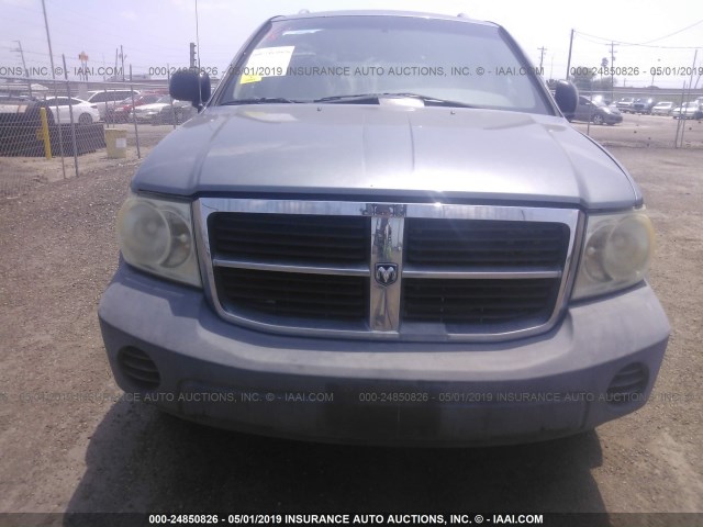 1D8HD38K37F541096 - 2007 DODGE DURANGO SXT GRAY photo 6