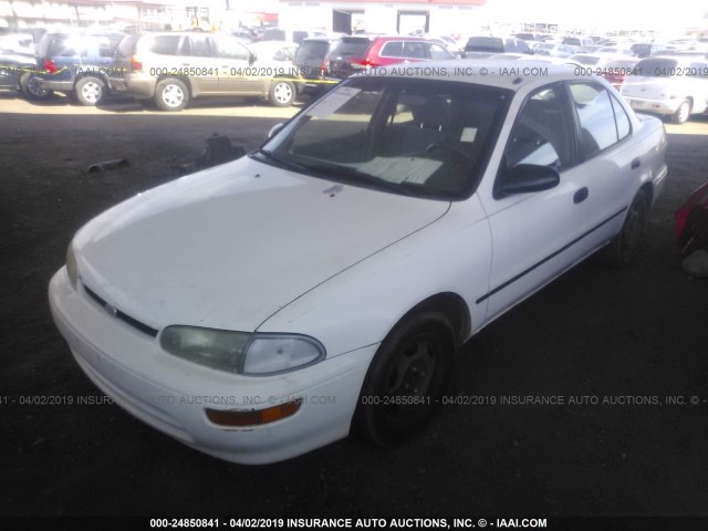 1Y1SK5384RZ080280 - 1994 GEO PRIZM LSI WHITE photo 2