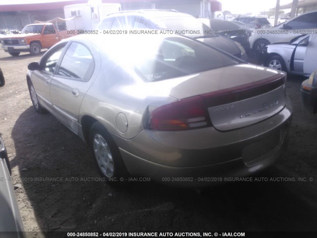 2B3HD46R52H286173 - 2002 DODGE INTREPID SE GOLD photo 3