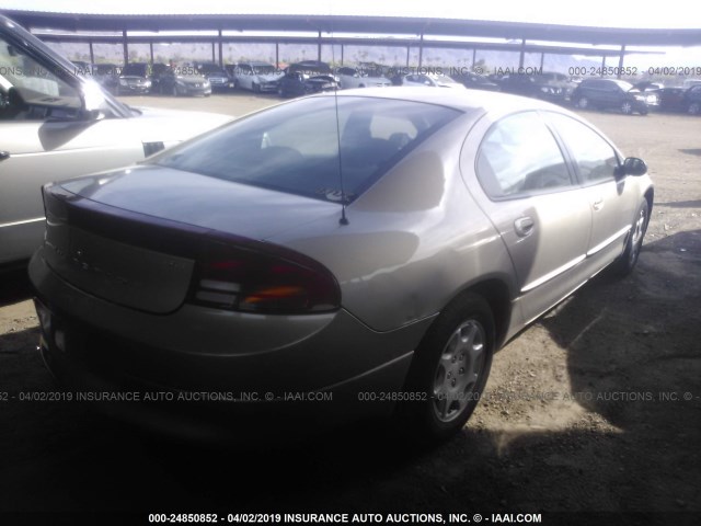 2B3HD46R52H286173 - 2002 DODGE INTREPID SE GOLD photo 4