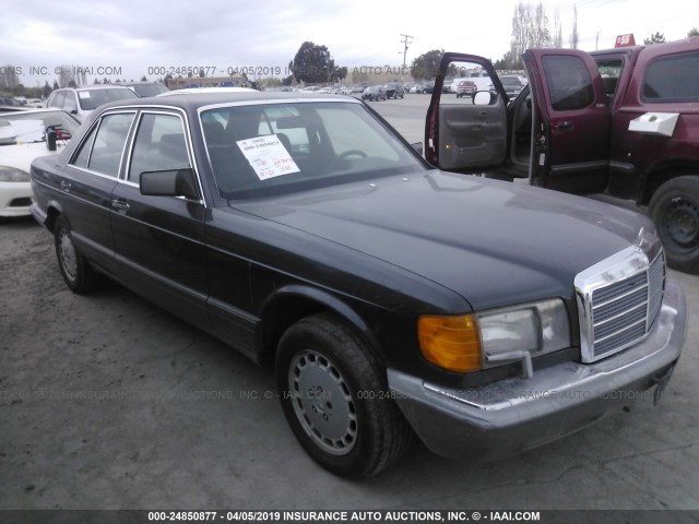 WDBCA24DXLA518536 - 1990 MERCEDES-BENZ 300 SE BLACK photo 1