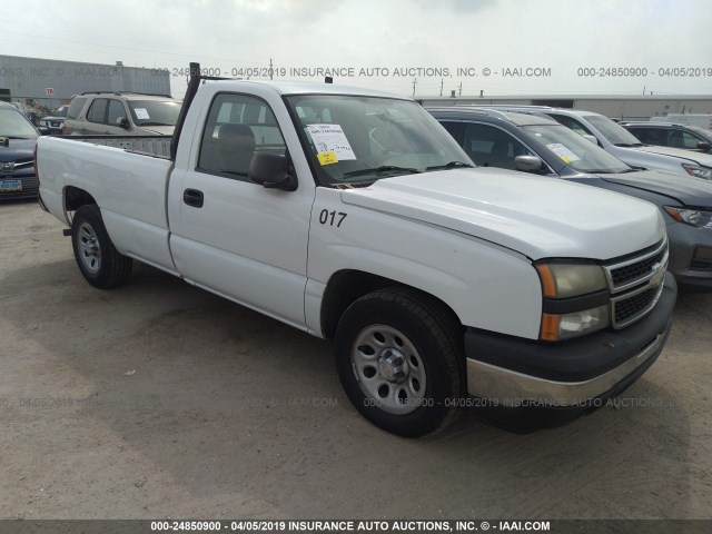 3GCEC14V77G167440 - 2007 CHEVROLET SILVERADO C1500 CLASSIC WHITE photo 1