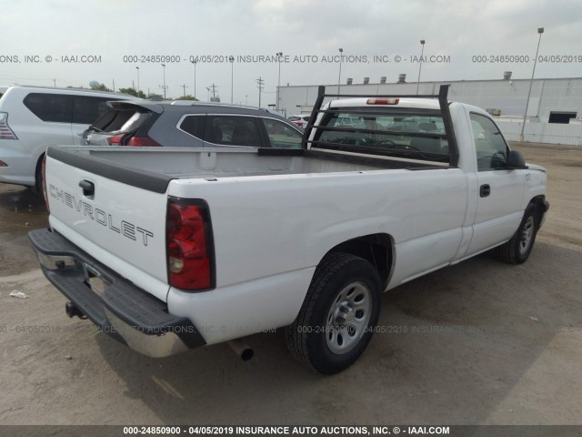 3GCEC14V77G167440 - 2007 CHEVROLET SILVERADO C1500 CLASSIC WHITE photo 4