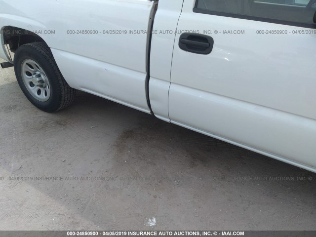 3GCEC14V77G167440 - 2007 CHEVROLET SILVERADO C1500 CLASSIC WHITE photo 6