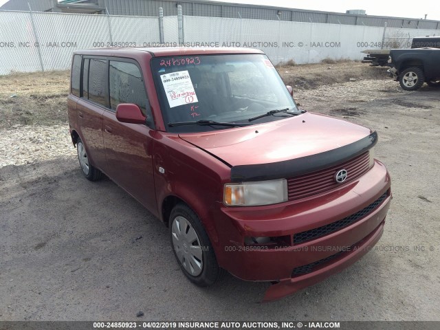 JTLKT324064092475 - 2006 TOYOTA SCION XB MAROON photo 1