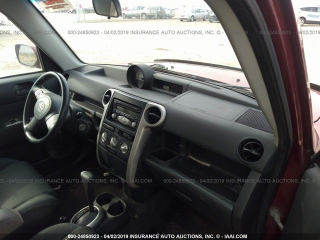 JTLKT324064092475 - 2006 TOYOTA SCION XB MAROON photo 5