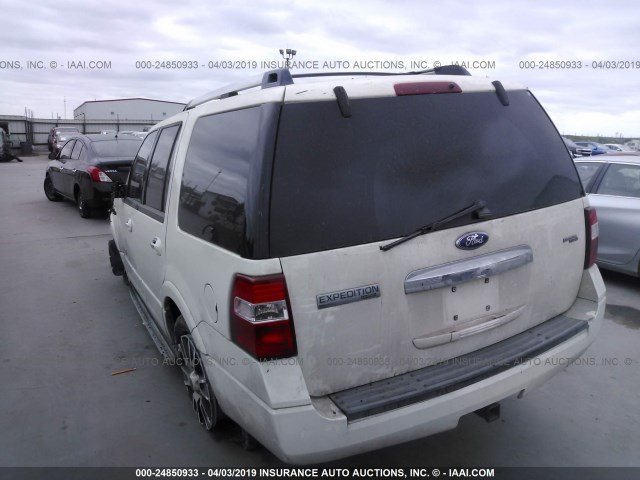 1FMFU19587LA88576 - 2007 FORD EXPEDITION LIMITED WHITE photo 3