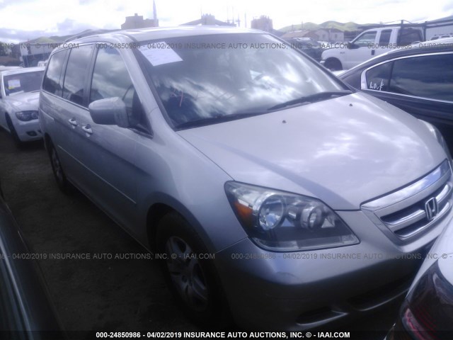 5FNRL38607B440577 - 2007 HONDA ODYSSEY EXL SILVER photo 1