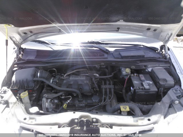 2A4RR5D19AR350600 - 2010 CHRYSLER TOWN & COUNTRY TOURING SILVER photo 10