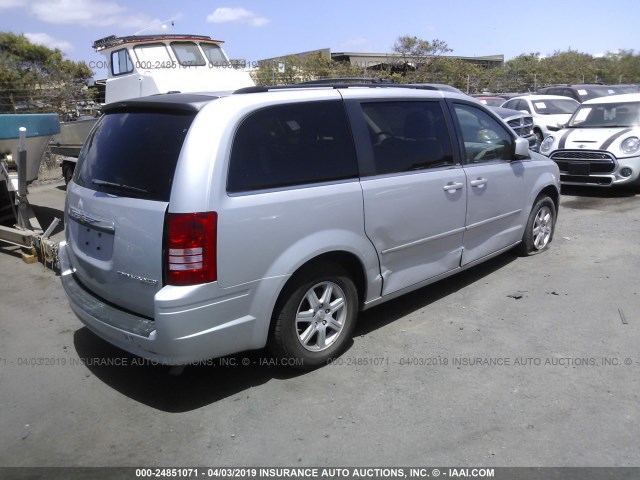 2A4RR5D19AR350600 - 2010 CHRYSLER TOWN & COUNTRY TOURING SILVER photo 4