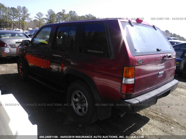 JN8HD17Y6SW028205 - 1995 NISSAN PATHFINDER LE/SE/XE MAROON photo 3