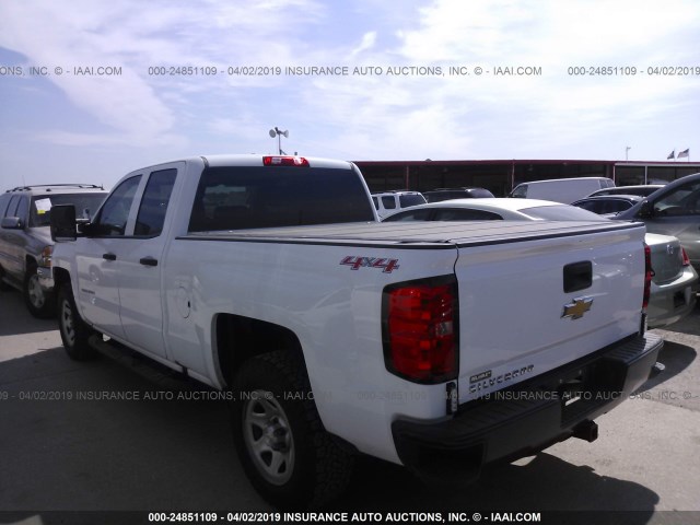 1GCVKNEHXGZ254459 - 2016 CHEVROLET SILVERADO K1500/K1500 LS WHITE photo 3