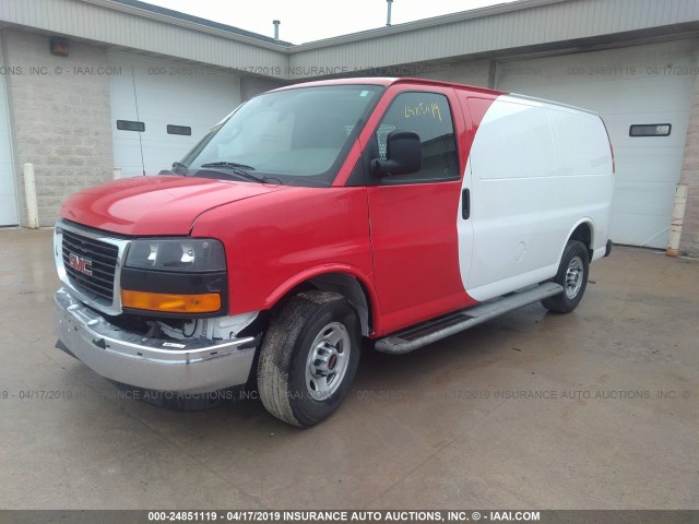 1GTW7AFF8H1911853 - 2017 GMC SAVANA G2500 WHITE photo 2