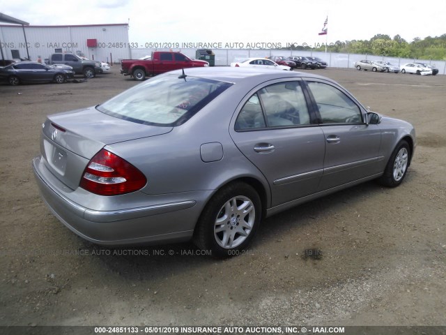 WDBUF65J33A163100 - 2003 MERCEDES-BENZ E Champagne photo 4