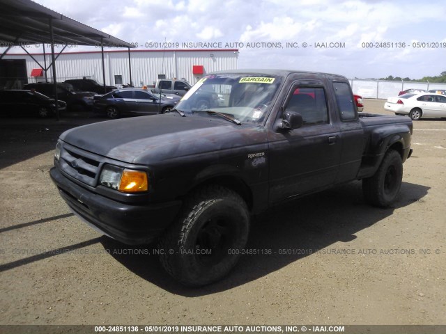 1FTCR15X7TPA86577 - 1996 FORD RANGER BLACK photo 2