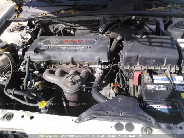 4T1BE32K95U403478 - 2005 TOYOTA CAMRY LE/XLE/SE WHITE photo 10